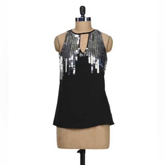 Parker - Black Beaded Top, Small, Beautiful! - Picture 3 of 8